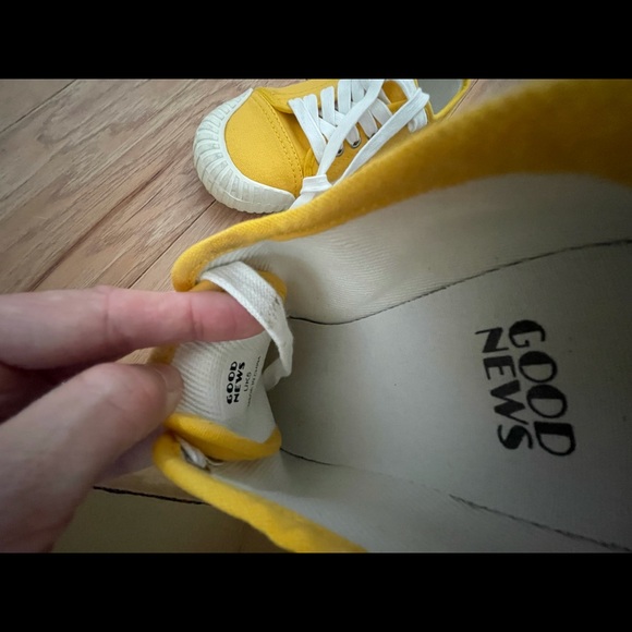 Good News Bright Yellow Sneakers - Picture 8 of 8